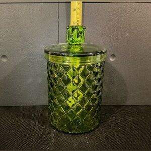 1950’s LE Smith Canister Green